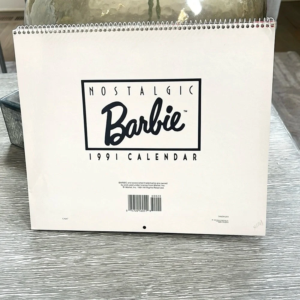 Vintage Barbie Calendar